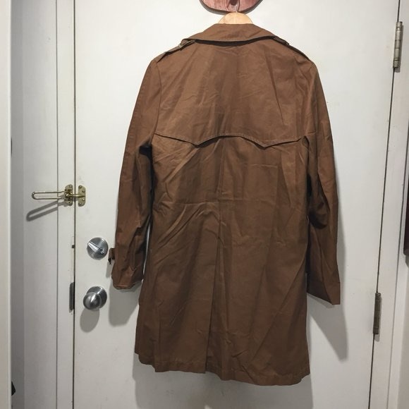 VINTAGE WEATHERLEADER TRENCH COATS SIZE L - Picture 5 of 7